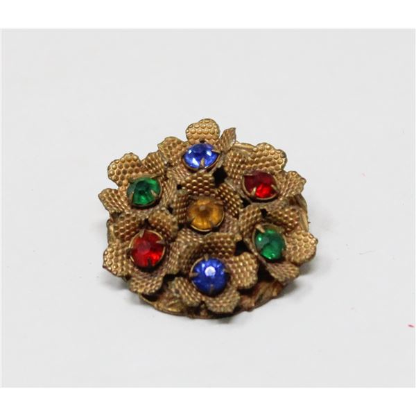 VINTAGE RHINESTONE BROOCH