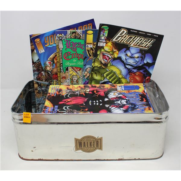 LARGE LOT OF ASSORTED MATURE THEME COMICS