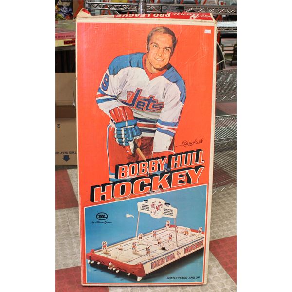 ORIGINAL BOBBY HULL TABLE TOP HOCKEY GAME W BOX