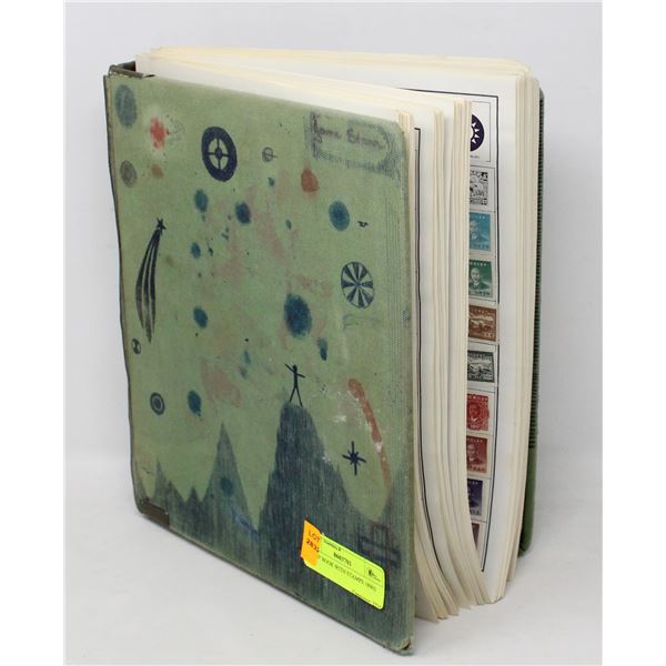 STAMP BOOK WITH STAMPS 1800S UP