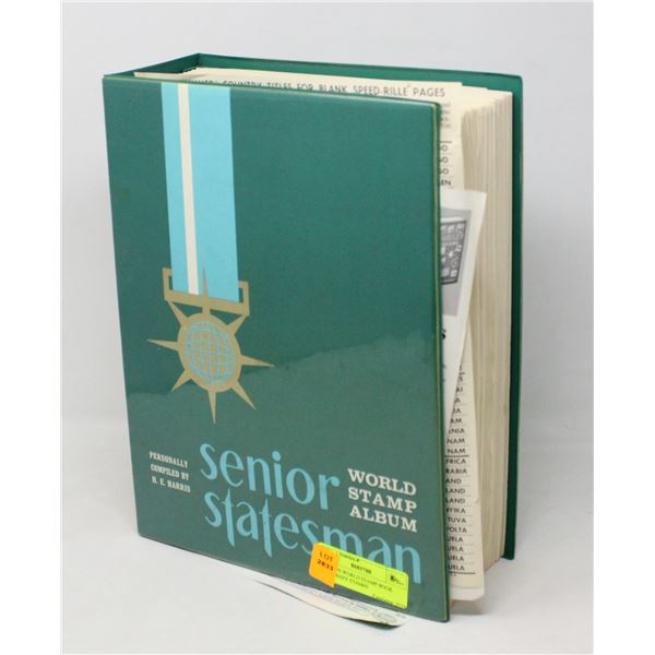 MASSIVE WORLD STAMP BOOK WITH MANY STAMPS