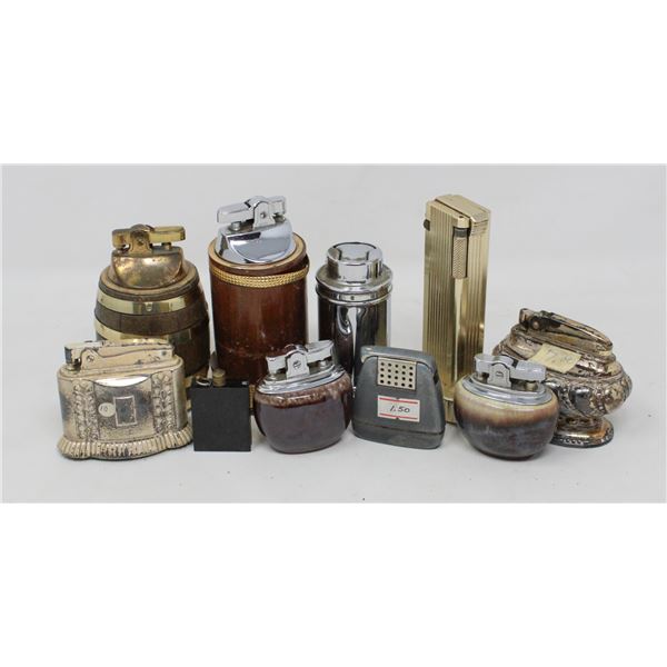 BOX OF ASSORTED VINTAGE LIGHTERS