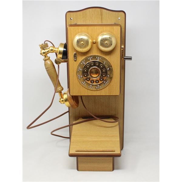 ANTIQUE STYLE WALL PHONE WORKING
