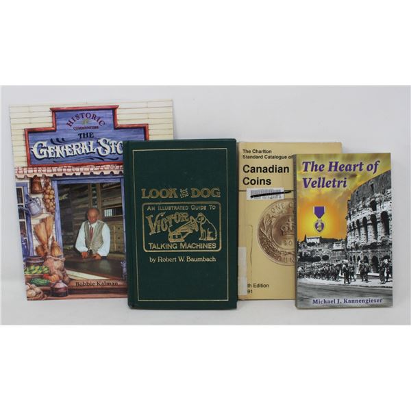 LOT OF 4 ASSORTED COLLECTOR REFERENCE BOOKS