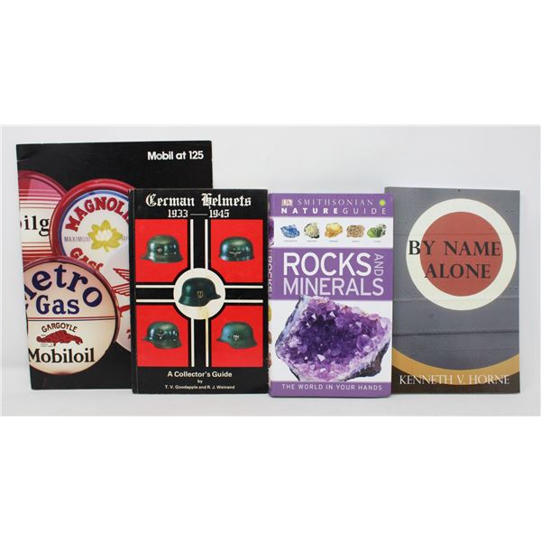 LOT OF 4 ASSORTED COLLECTOR REFERENCE BOOKS