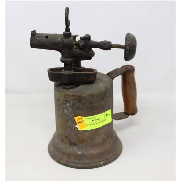 ANTIQUE BRASS BLOW TORCH