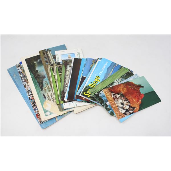 LOT OF ASSORTED POSTCARDS VINTAGE