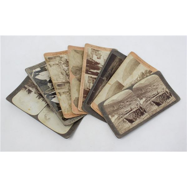 LOT OF ANTIQUE MILITARY STEREOGRAPH CARDS