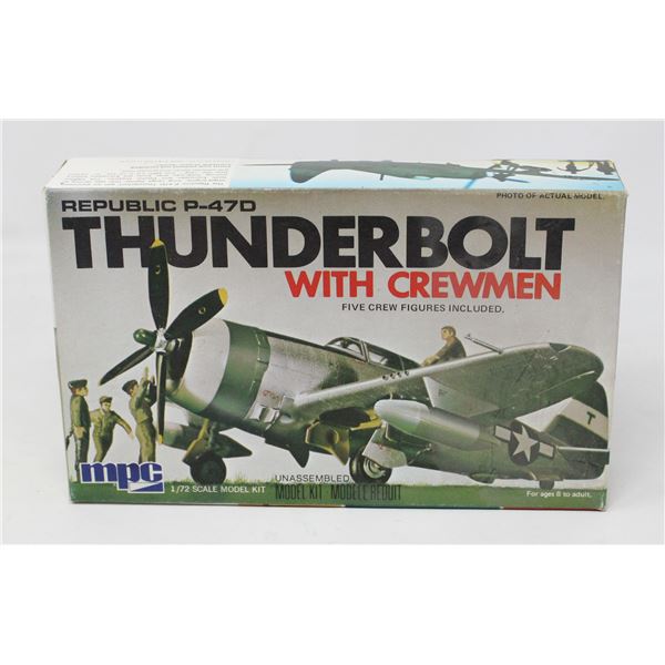 VINTAGE MPC THUNDERBOLT MODEL KIT UNBUILT