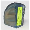 Image 1 : POLISHED BLUE STONE GEODE SECTION