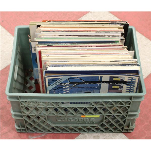 BOX OF ASSORTED VINTAGE RECORDS