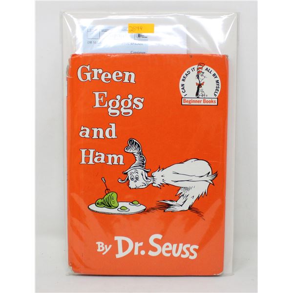 DR SEUSS GREEN EYES AND HAM