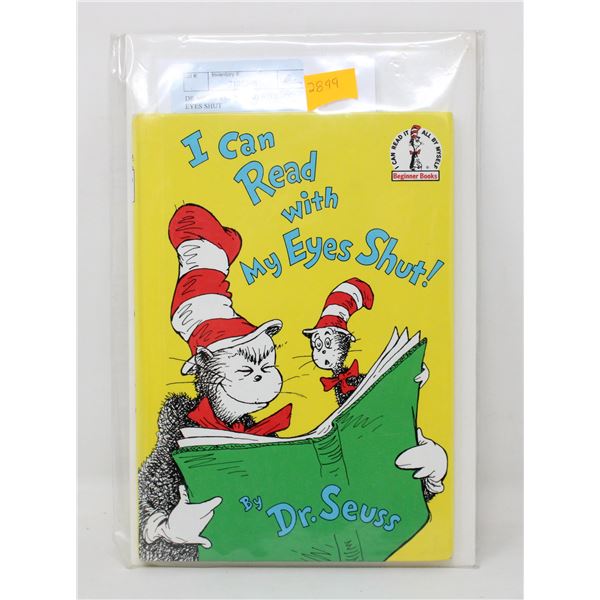 DR SEUSS  I CAN READ WITH MY EYES SHUT