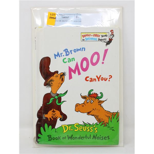 DR SEUSS MR BROWN CAN MOO CAN YOU