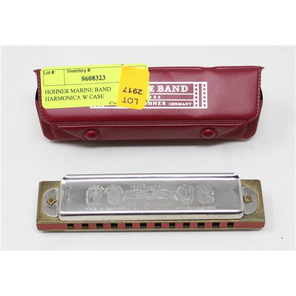 HOHNER MARINE BAND HARMONICA W CASE