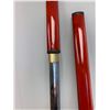Image 2 : NEW Collector Katana Samurai Sword with wood sheath approx 28 inch blade with carry case