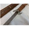 Image 3 : Hand Carved Cane Sword indonesia approx 2 inch blade