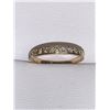 Image 2 : Ladies 14K Gold Diamond Band with .15ct diamonds with appraisal certificate $890.00