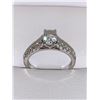 Image 1 : Ladies 14K White Gold .91 Carat Solitaire I/SI Grade engagement ring with appraisal certificate $10,
