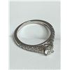 Image 3 : Ladies 14K White Gold .91 Carat Solitaire I/SI Grade engagement ring with appraisal certificate $10,