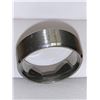 Image 1 : Gents Titanium Brushed Steel Band size 10