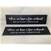 Image 1 : Hockey Parents Home Decor Sign (2ct)