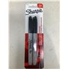 Image 2 : Sharpie Black Fine Permanent Markers(2 x 6)