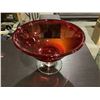 Image 1 : Fancy Red & White Glass Accent Bowl