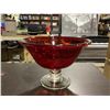 Image 2 : Fancy Red & White Glass Accent Bowl