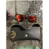 Image 2 : RayBan Sunglasses with Ray Ban Case & "Wings" Sunglasses with case
