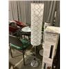 Image 1 : Tall White & Gray Accent Lamp
