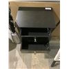 Image 2 : Tall Brown Wooden 2 Drawer Night Table