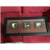 Image 1 : Framed "Sunset Beach" Print - Aprox 3'X1.5'