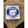 Image 2 : Four items from World War II Soldier's Kit - Boeckh 1942 shoe polish brush/ burlap bag/ Williams Mug