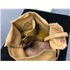 Image 3 : World War II hot food thermos container backpack (in good shape) - contents include patches & materi