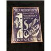 Image 1 : "Self Preservation" Smith & Wesson Revolver advertisement tin sign - 16in x 12 1/2in