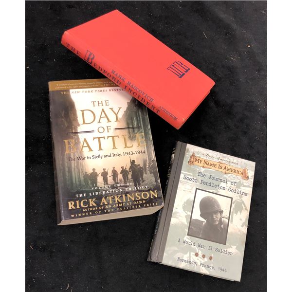 Group of 3 military history books