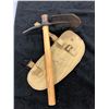 Image 1 : World War II pick & helve with reproduction canvas cover