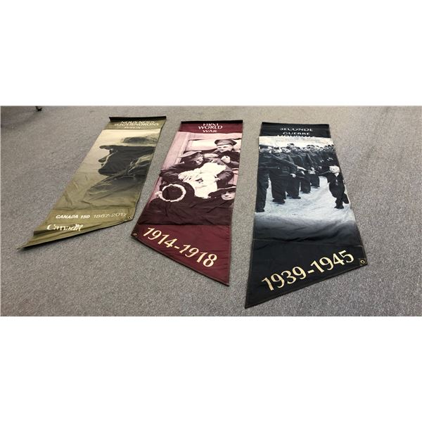 Commemorative Street banners from 2017 - 7ft x 2ft each