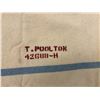 Image 2 : Wool military blanket named T.Poolton 42688-H - approx. 72in x 52in