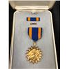 Image 2 : United States Army air medal awarded during Vietnam conflict and United States Marine Corps badge