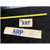 Image 2 : Two Air Raid Precautions (ARP) arm bands & very rare ARP badge