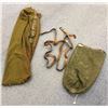 Image 1 : Vintage American World War II War Wool Inner Sleeping Bag/ Duffle Bag & Straps