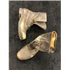 Image 1 : Hi-Top Combat Canadian Boots - size 8 1/2 (still has dirt on them)