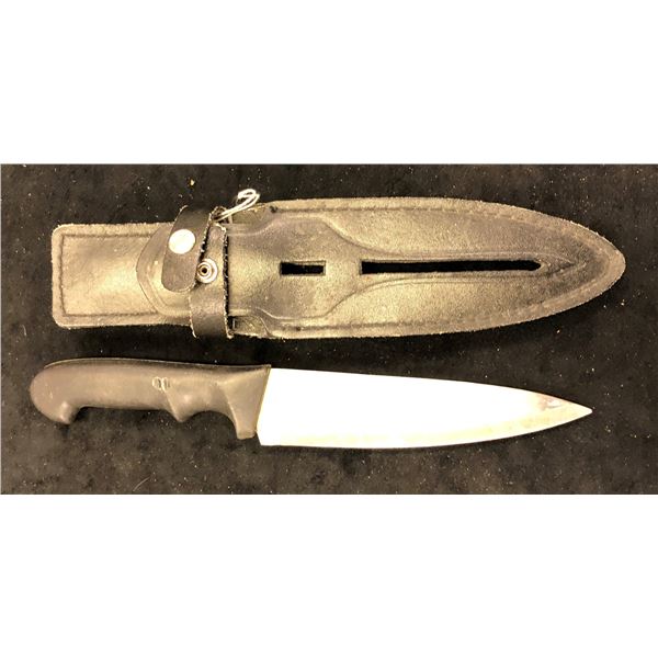 Cobra Stainless Steel Belt Knife Made in Japan - approx. 8in