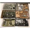 Image 2 : Six 1/35th Scale Started Military Model Tank Armour Kits - Various brands - Tamiya/ Trumpeter/ Meng/