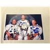 Image 1 : Apollo 11 Crew Picture Signed by Neil Armstrong, Michael Collins, and Edwin ("Buzz") Aldrin with Cer