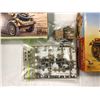Image 2 : Lot of 6 built started 1/35th plastic model armour kits
