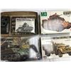Image 1 : Four 1/35th started plastic model military kits - Sherman Tanks + Chevrolet, "Jumbo"