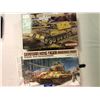 Image 1 : 2 Started 1/35th scale plastic armor model kits